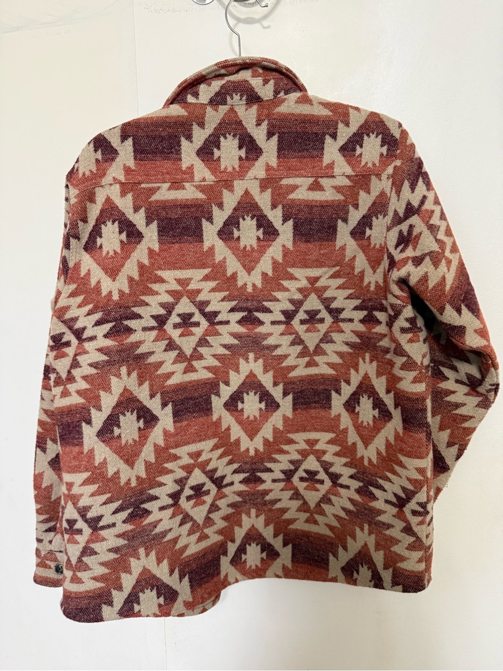 NOTICE Native Pattern Shacket Jacket - Rust & Cream - Picture 3 of 3